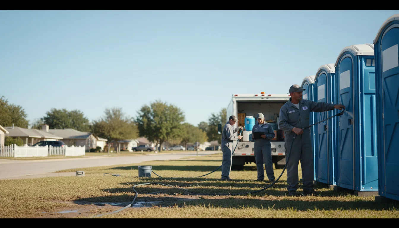 Long-Term Portable Toilet Rental in Metcalf, IL near me